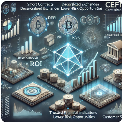 defi와 cefi 투자자의 관점에서 비교 분석