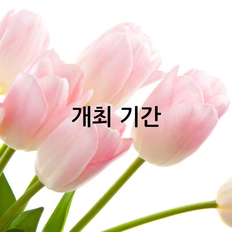 2025년 태안 세계튤립꽃박람회