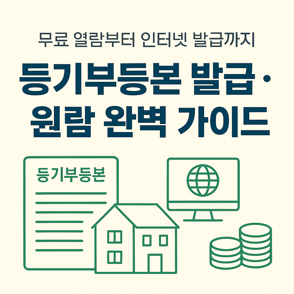 등기부등본 인터넷발급