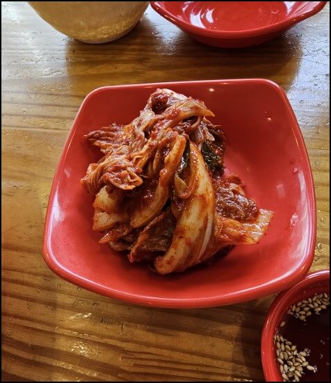 권오길 손국수_김치
