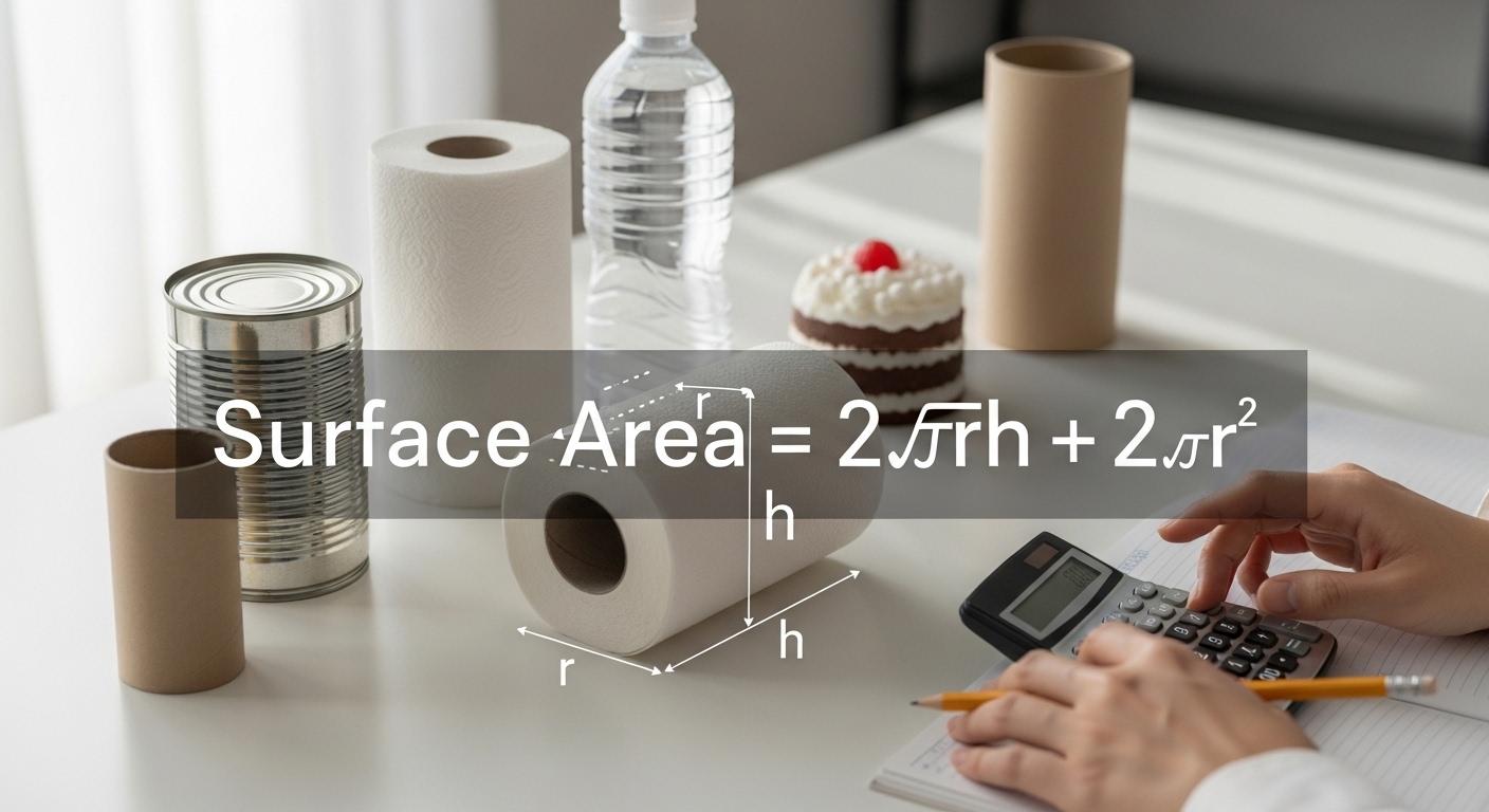 원기둥의 겉넓이 공식