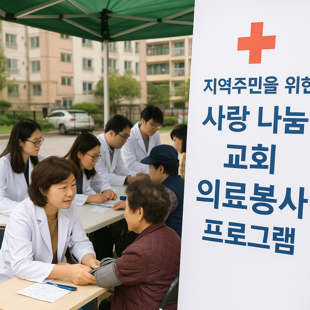 교회 의료봉사, 지역주민을 위한 진짜 사랑 실천 이야기