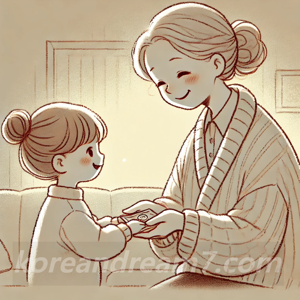 돌아가신 할머니가 용돈주는 꿈