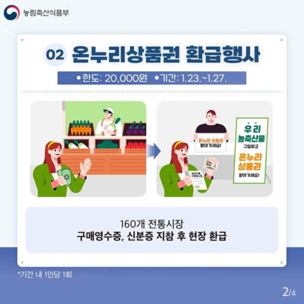 온누리 상품권 행사 일정