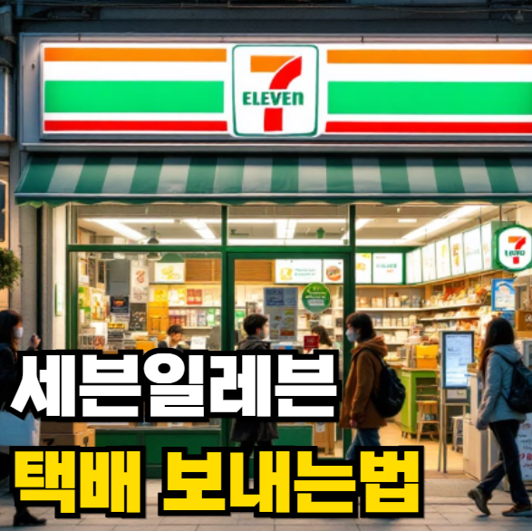 세븐일레븐 택배 보내는법