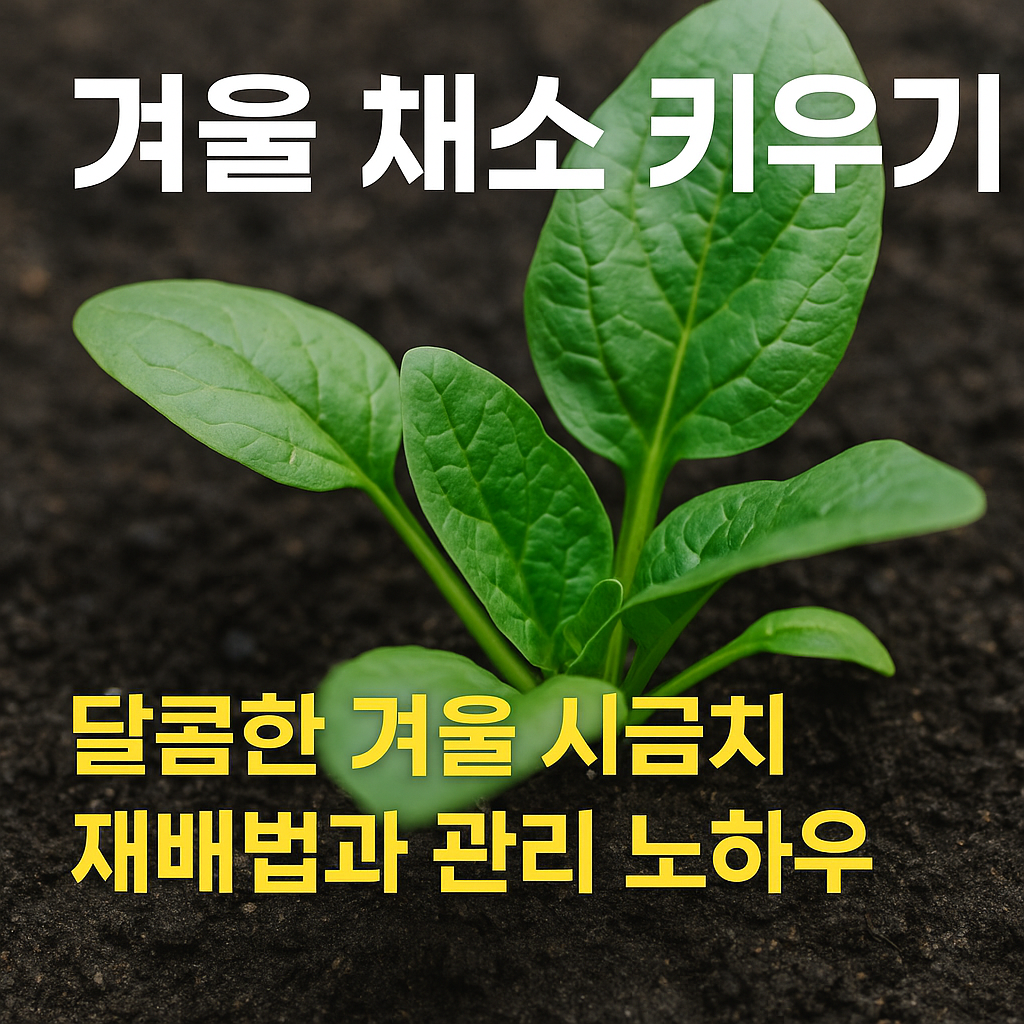 겨울 채소 키우기