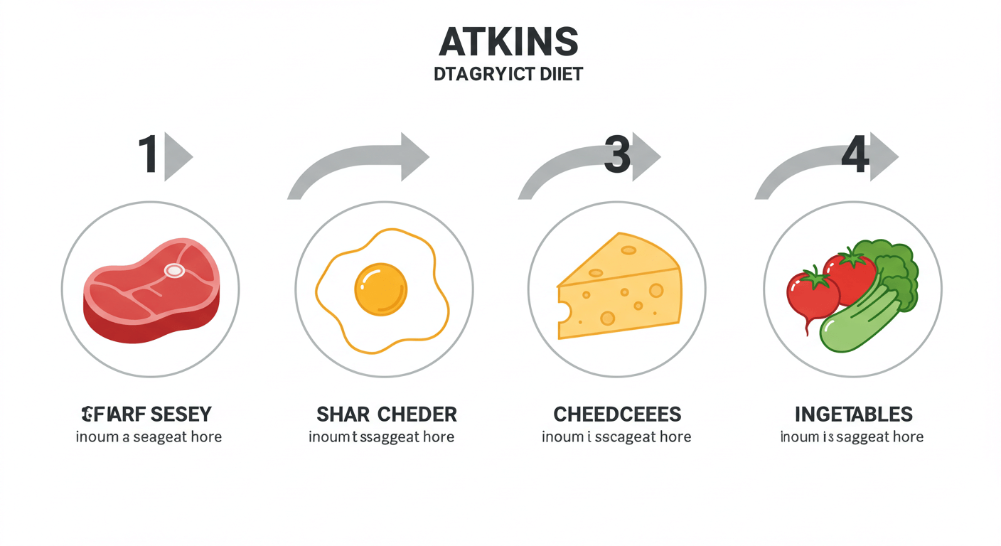 아트킨스 다이어트의 핵심 원리와 단계