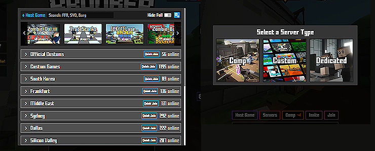 호스트 게임과 서버