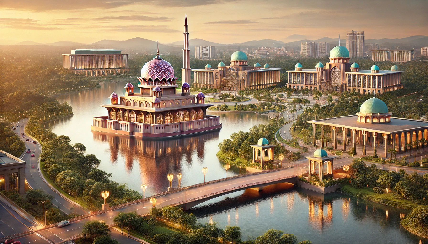 푸트라 모스크, 푸크라 호수, 페르다나 푸트라