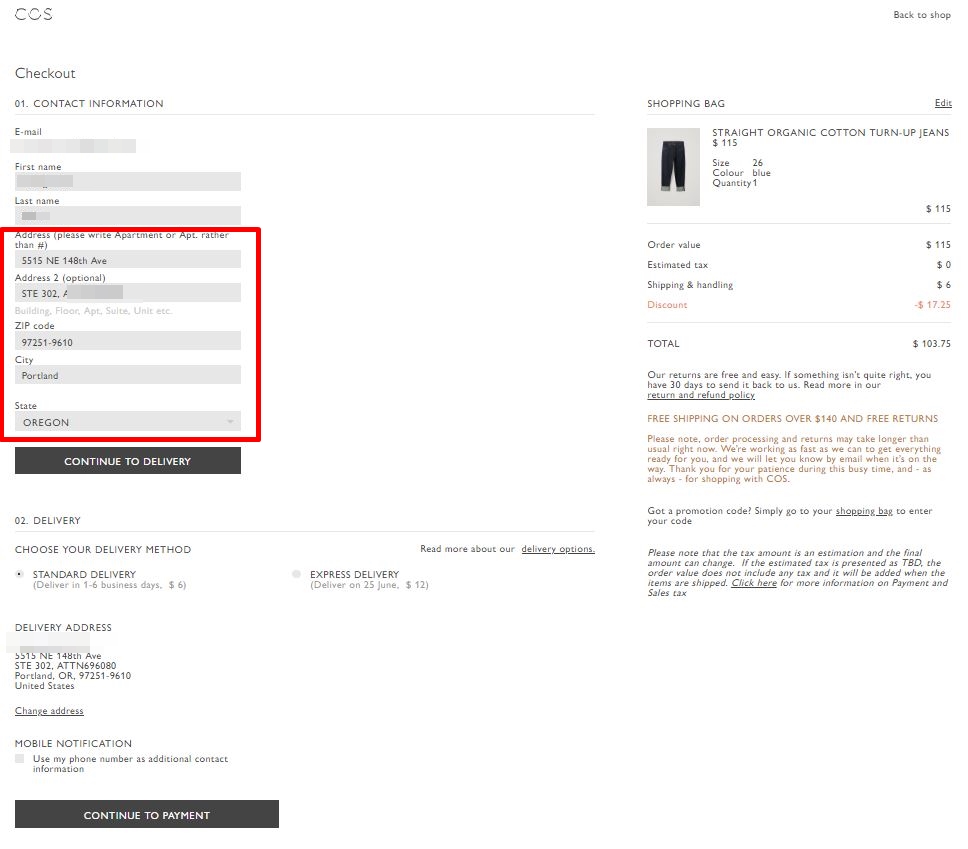 COS 온라인 직구 방법: 미국 공식 웹사이트에서 코스 싸게 사기