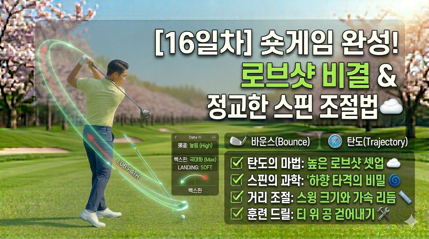 그린 위를 지배하는 감각!
로브샷 비결과 정교한 스핀 조절법