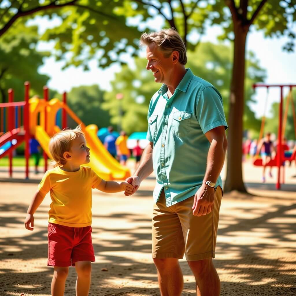 아이-손을잡고있는-아빠