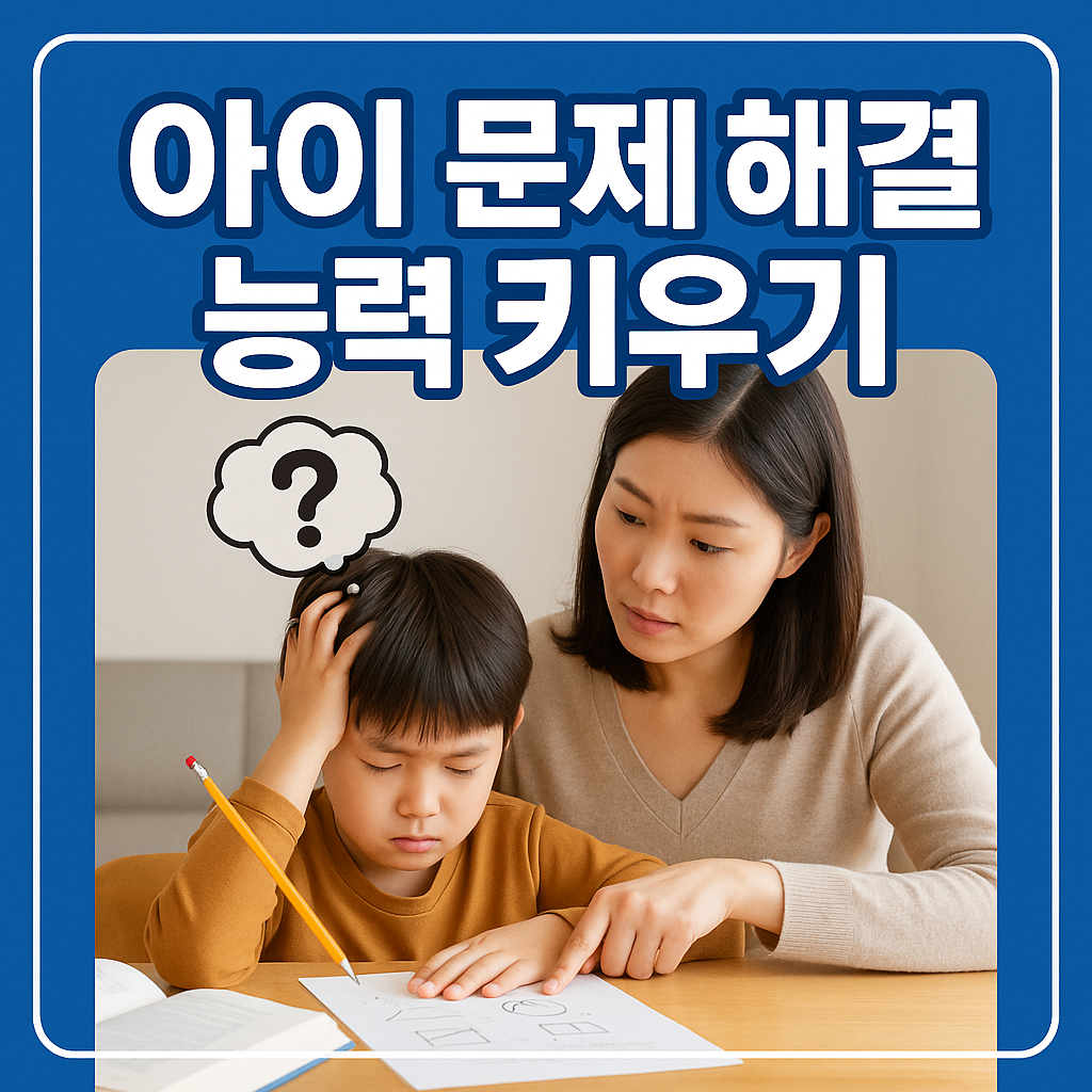 아이 문제 해결 능력 키우기