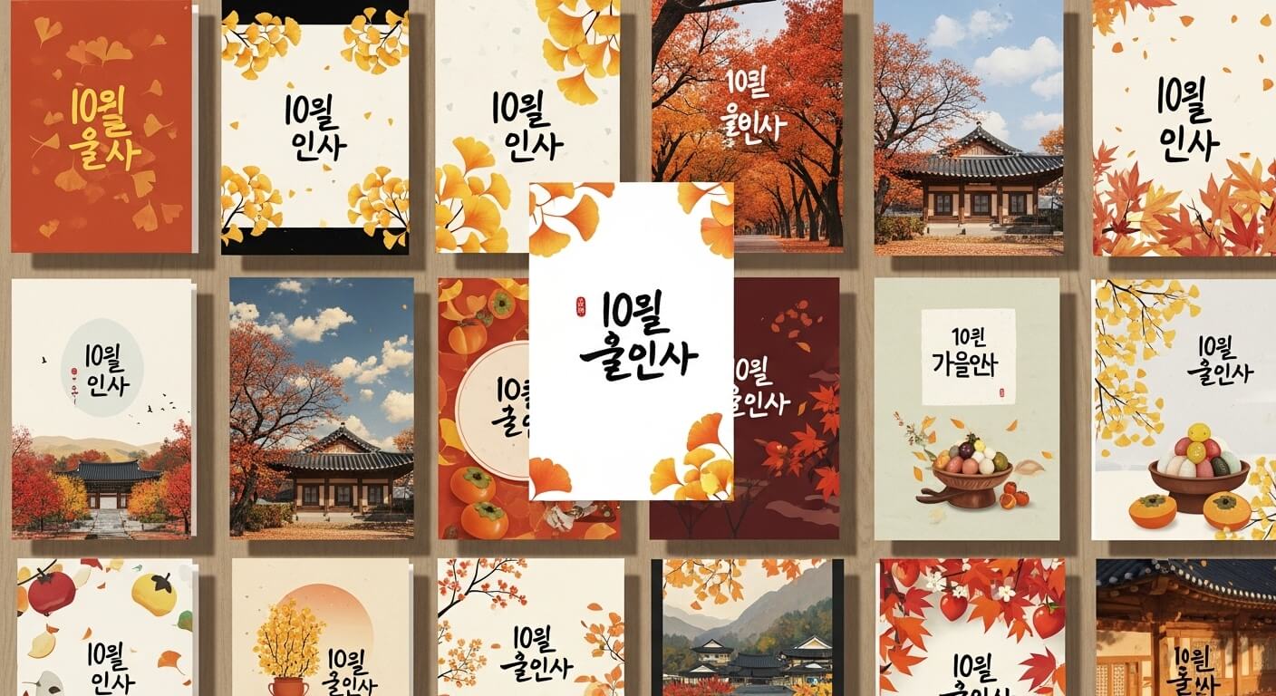 10월 가을 인사말 모음