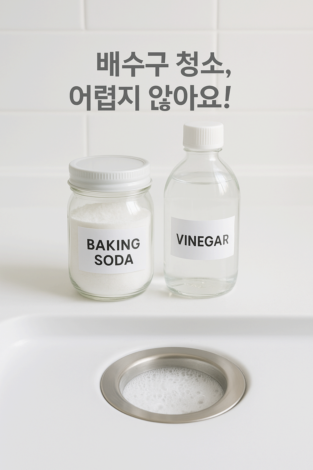 집에서 누구나 쉽게 할 수 있는 배수구 청소 방법 – 악취 제거까지 완벽하게