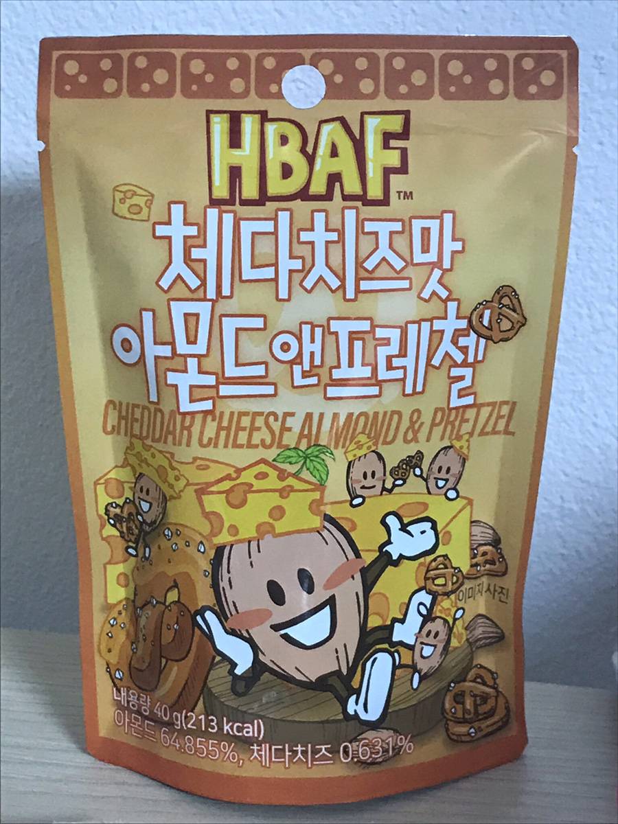바프 체다치즈맛 아몬드 봉지