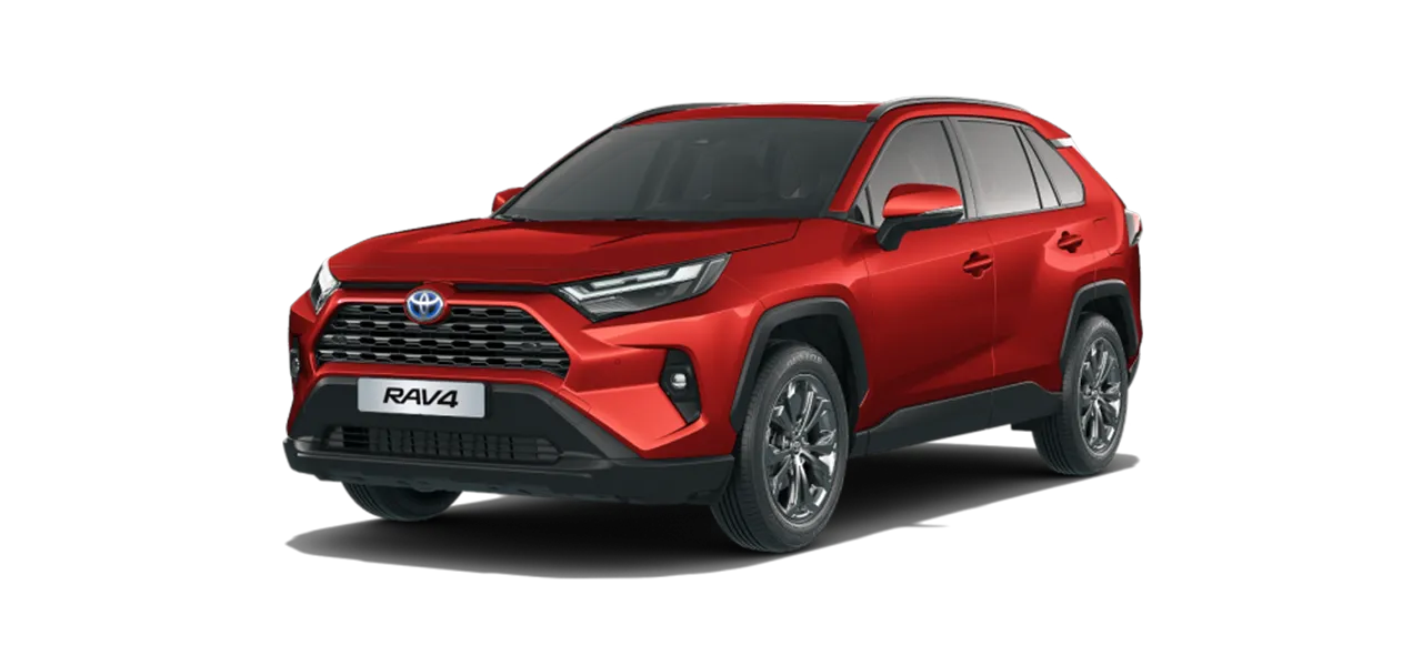 토요타 라브4 하이브리드-외관-레드