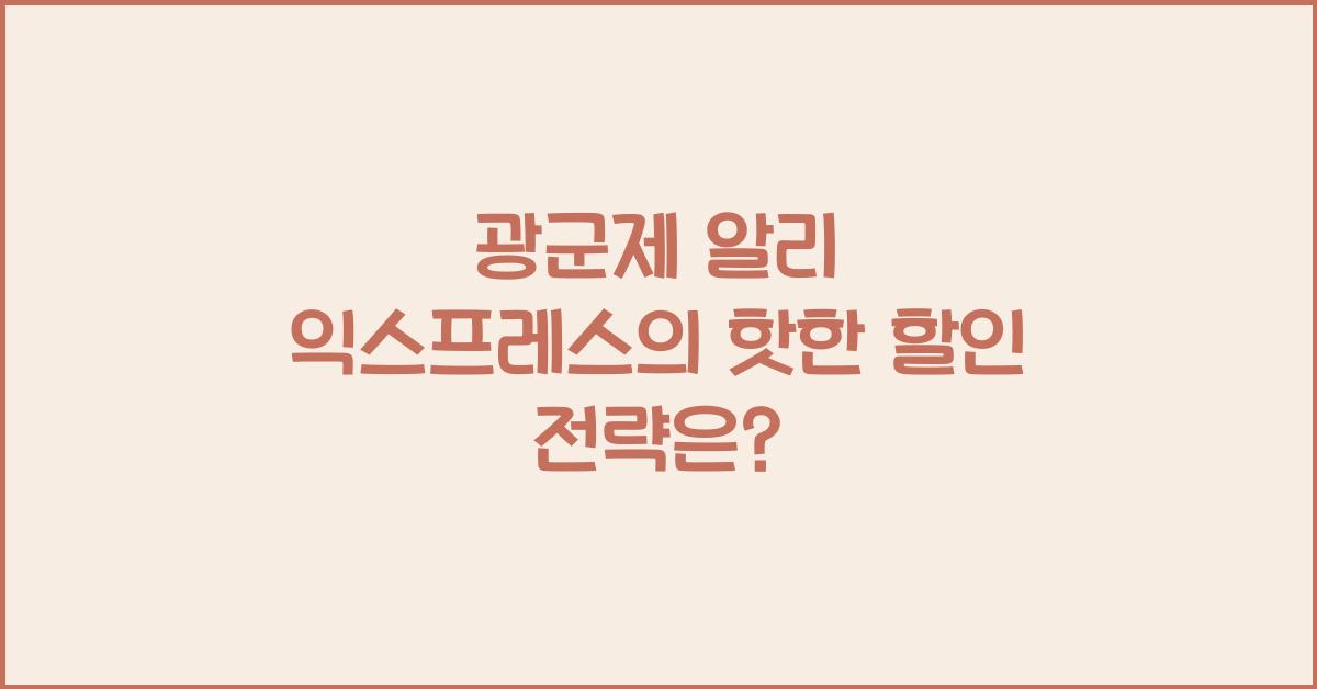 광군제 알리 익스프레스