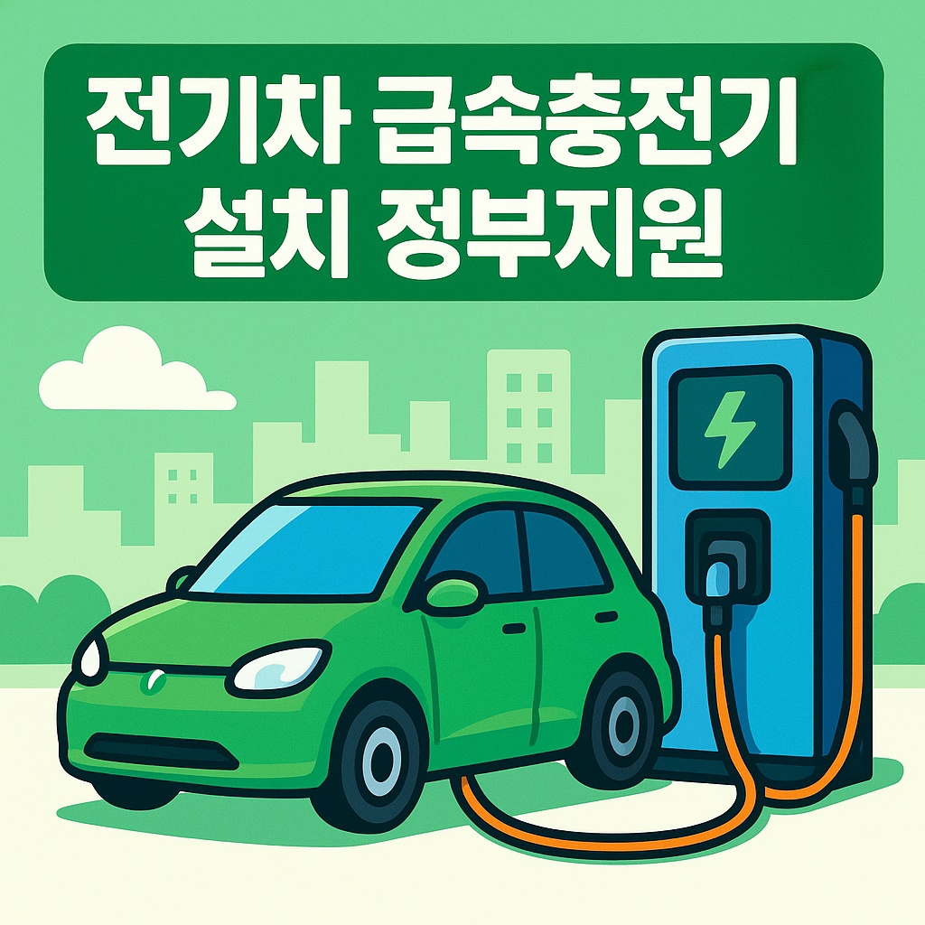 전기차 급속 충전기 설치 정부지원