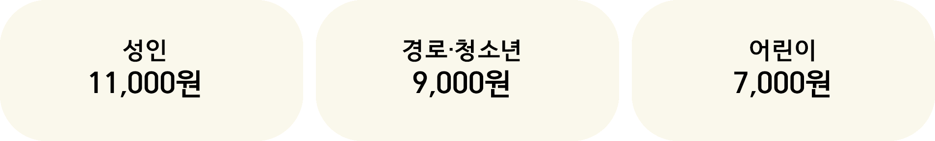 화담숲 이용요금