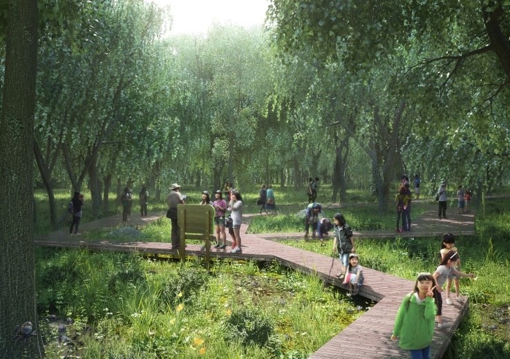 장항습지 생태 경관