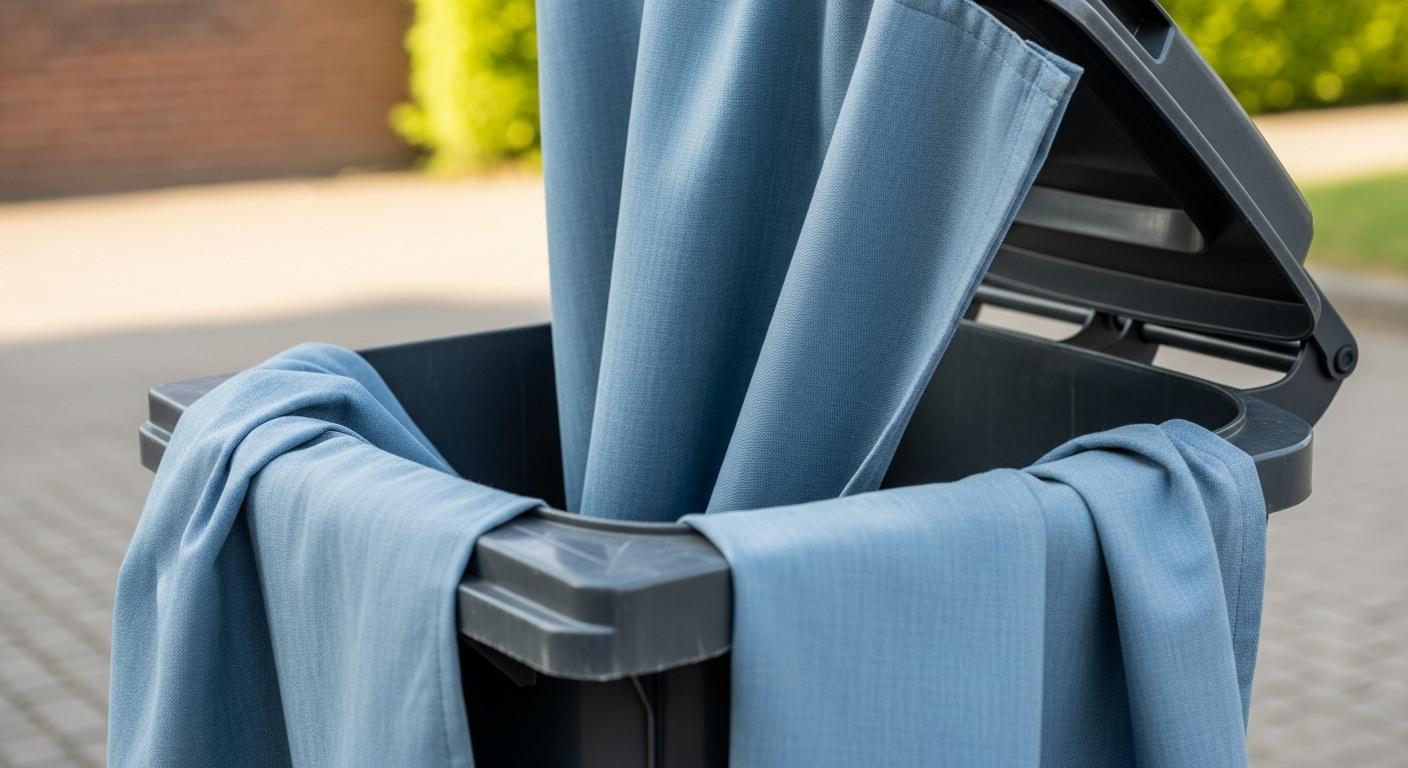 커텐 버리는 방법