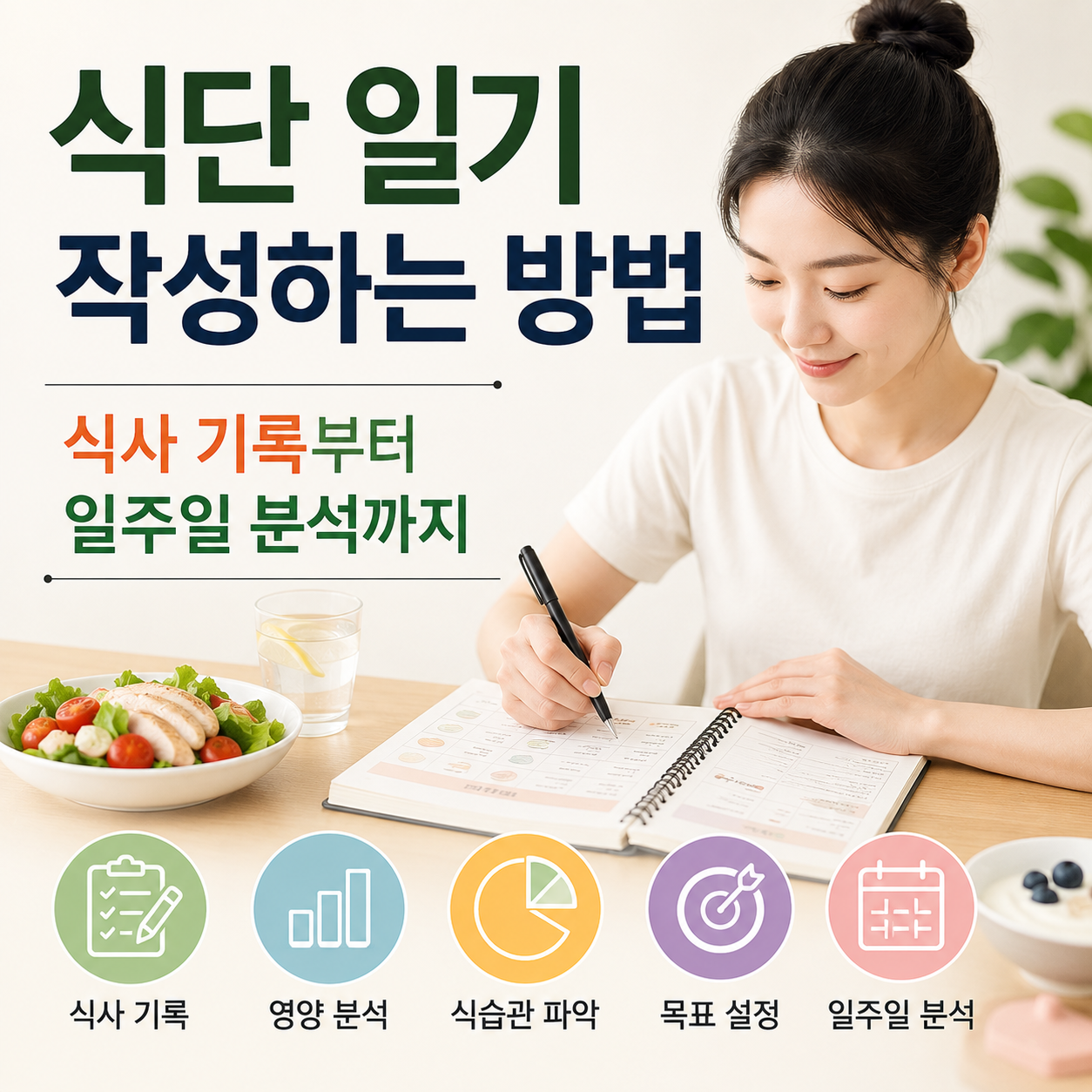 식단 일기 작성하는 방법