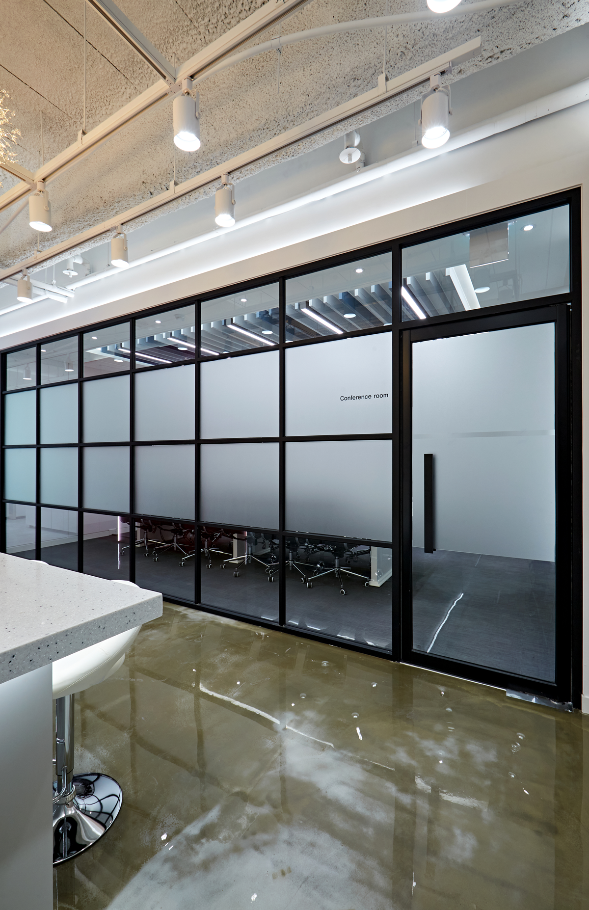 사무실유리가벽시공