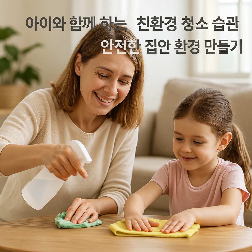 아이와 함께 하는 친환경 청소 습관 ❘ 안전한 집안 환경 만들기