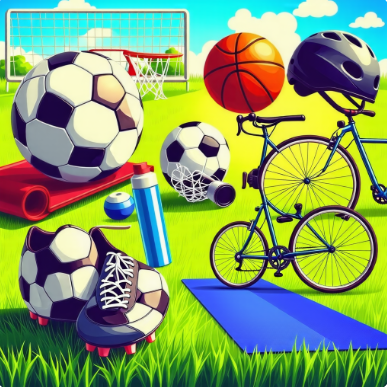 스포츠 용품 이미지