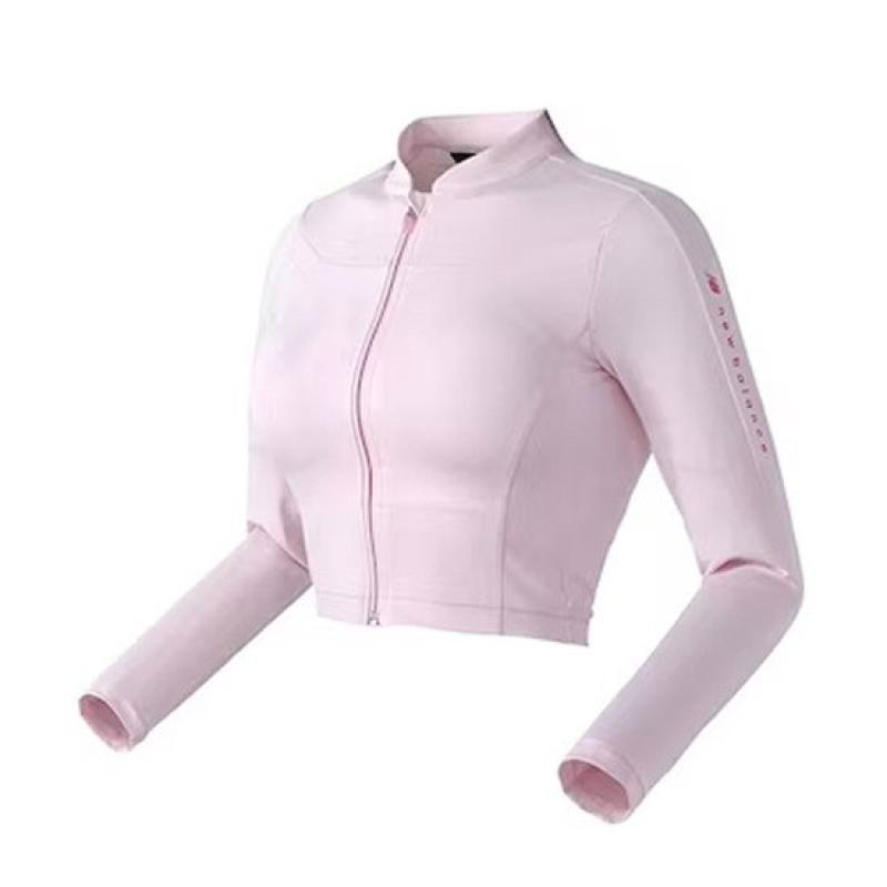 뉴발란스 여성 내장캡 크롭 래쉬가드 수영복 NBNDA2W812-LP