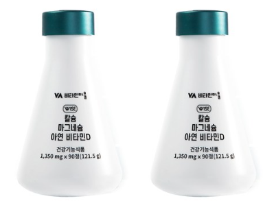 비타민마을 칼슘 마그네슘 아연 비타민D 121.5g, 2개, 90정