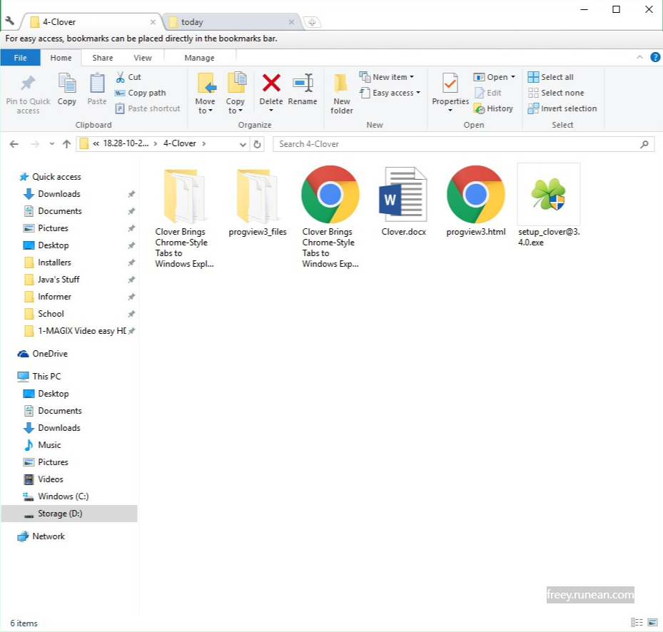 클로버(Clover) 다운로드: 탭 기능이 추가된 파일탐색기