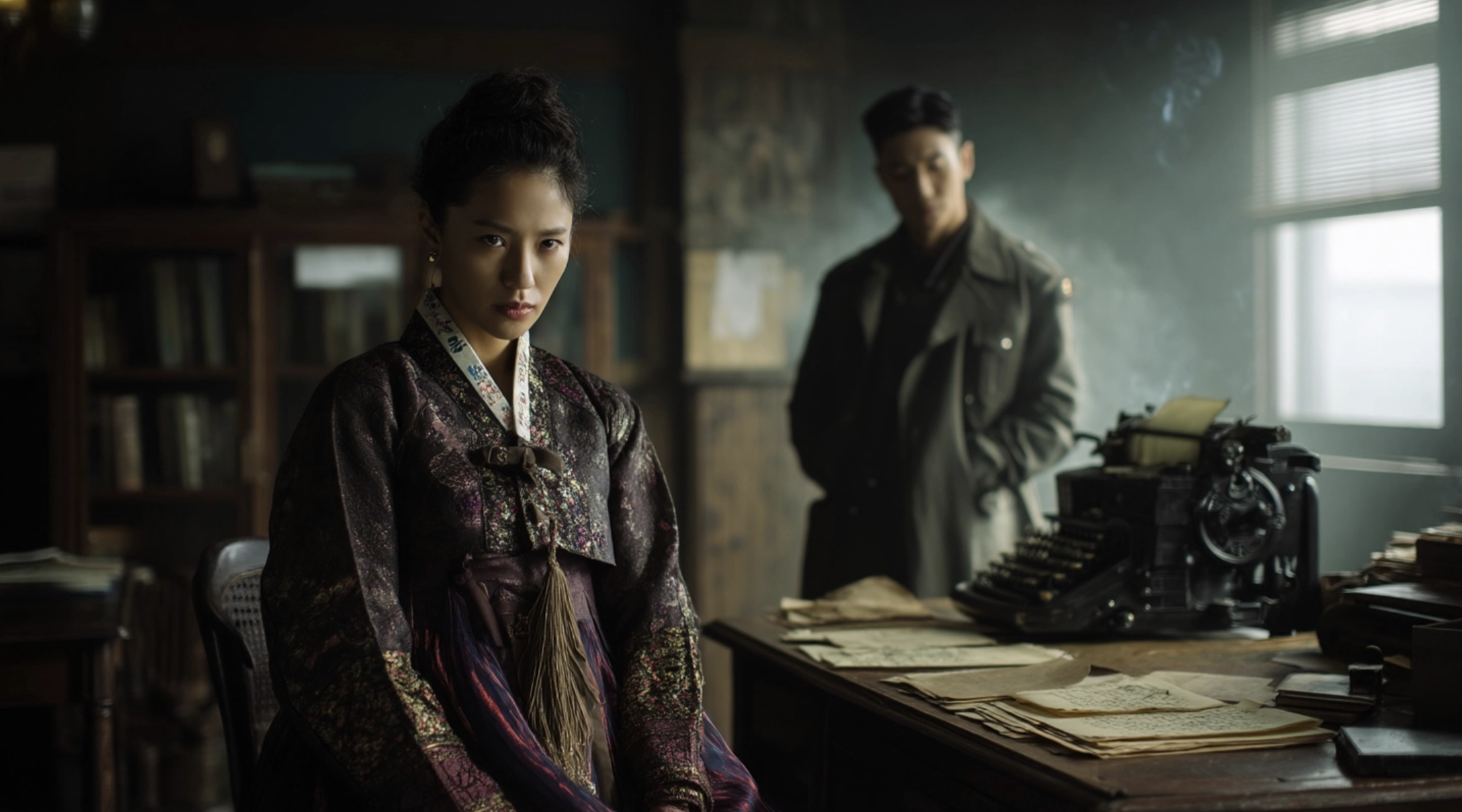 총성 없는 저항, 유령같은 영화 연출 이미지