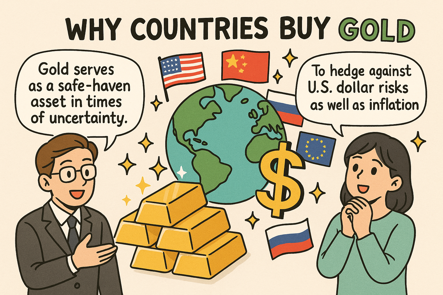 왜 각국 중앙은행은 금을 계속 사들이는 걸까? 🌍