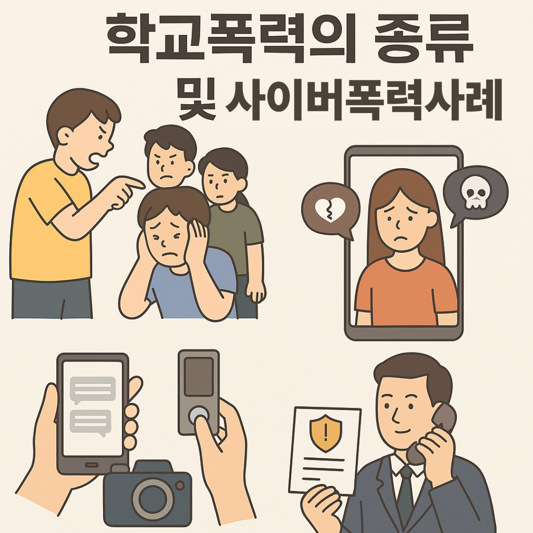 학교폭력,사이버폭력 사례및대응법 썸네일이미지