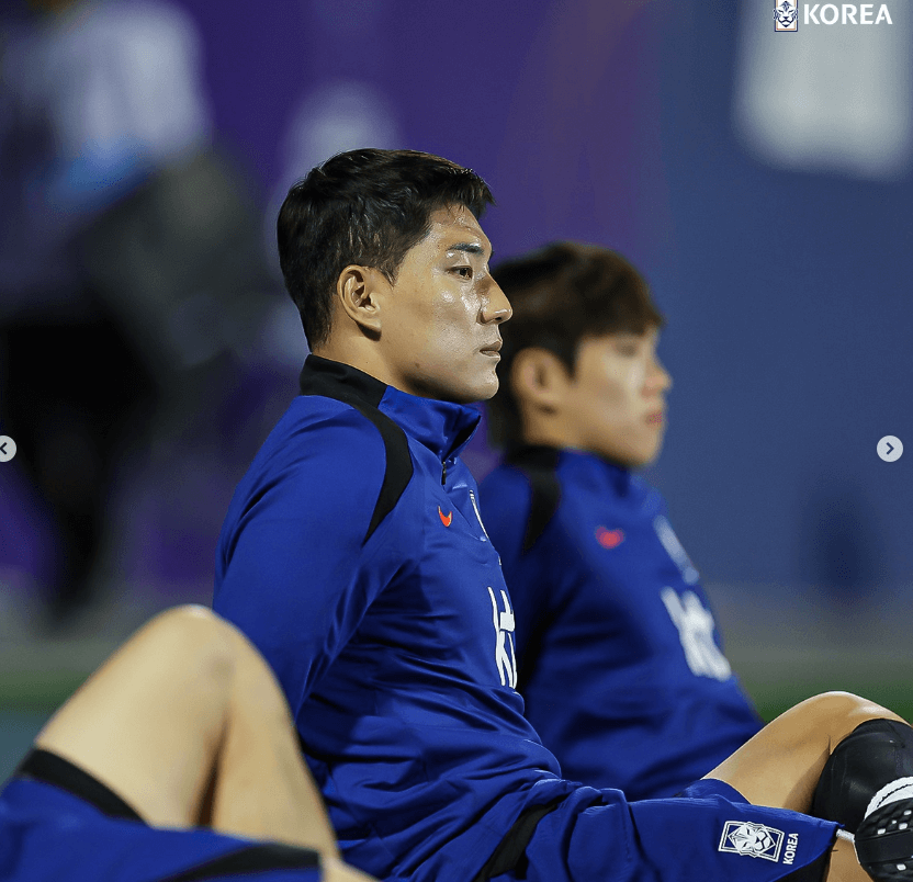 쿠웨이트전 무료 중계 경기 일정과 관련하여 훈련중인 대표팀 선수들