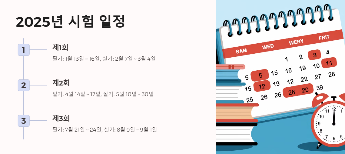 2025년 산업안전기사 시험일정