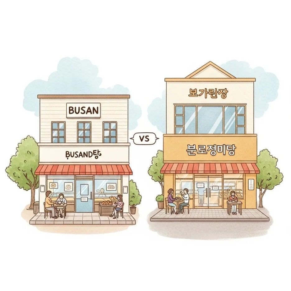 지역을 대표하는 두 빵집의 특별한 존재감