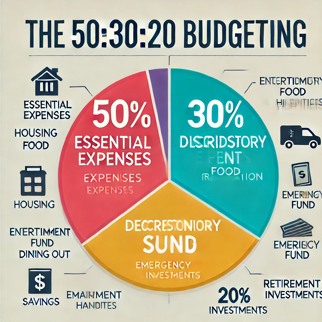 50:30:20 법칙을 시각적으로 표현한 다이어그램을 준비했습니다! 🎨