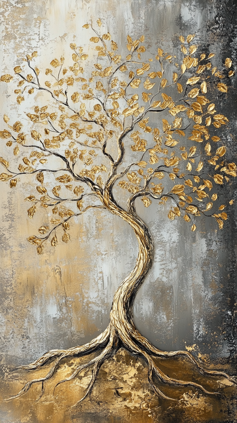 황금-돈나무-그림-돈들어오는-그림,-풍수-그림-액자