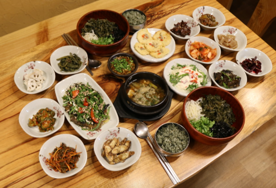 오늘N 산채비빔밥정식 한끼에얼마예요 도토리묵 떡갈비 감자전 산채전 인천 강화도 마니산산채