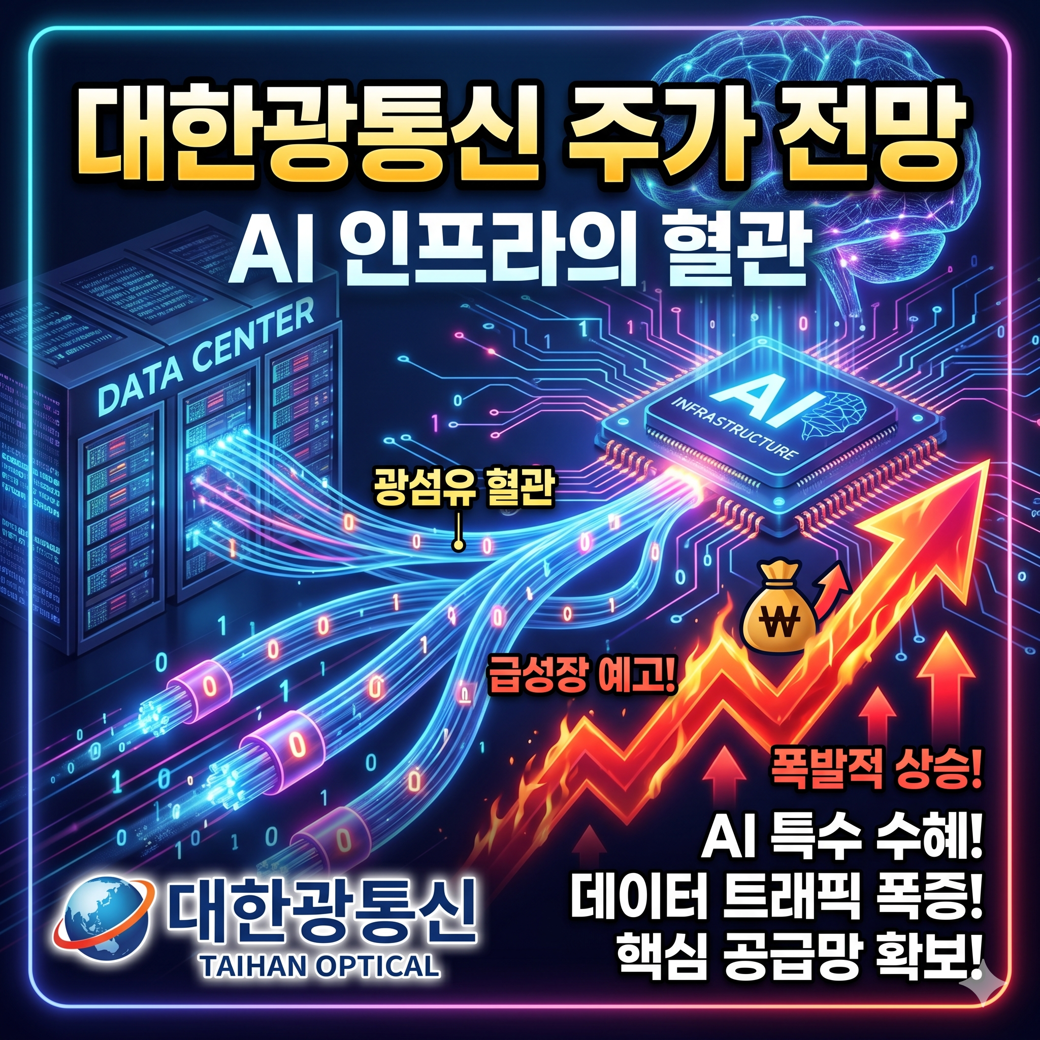 대한광통신 주가 전망