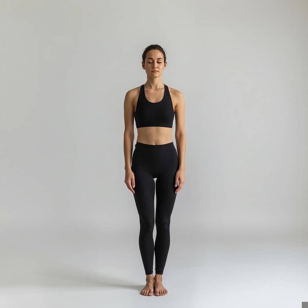 타다아사나(Tadasana) 기본기 완벽 정리 – 모든 요가 자세의 출발점