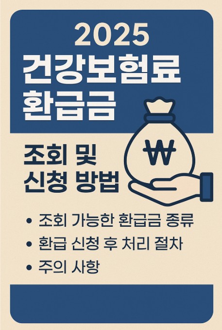 2025 건강보험료 환급금 조회