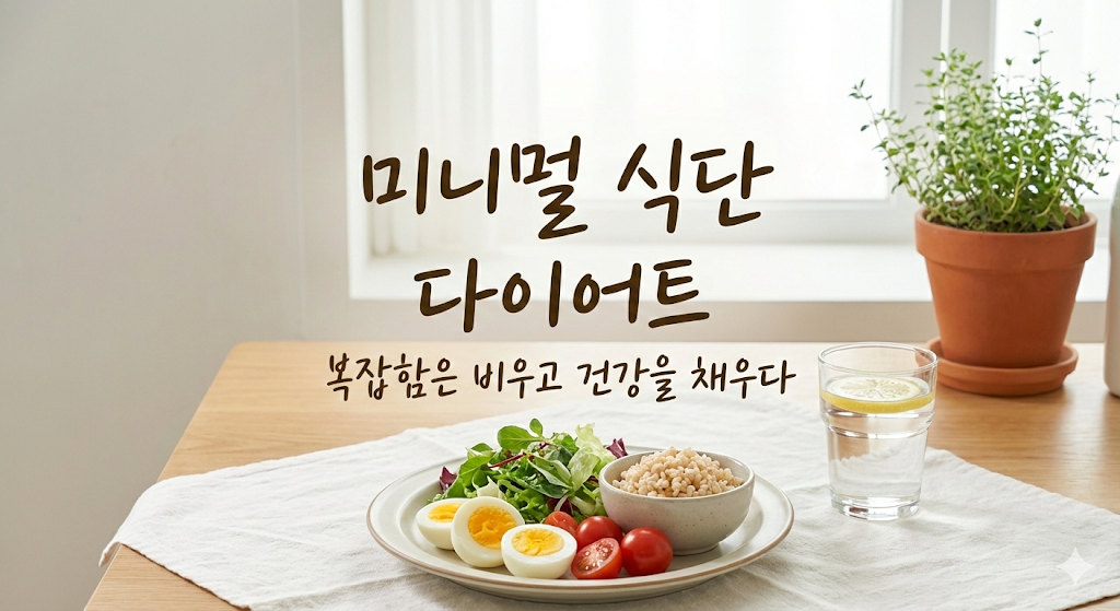 미니멀한 식단으로 다이어트하는 법