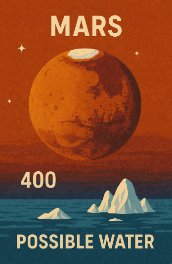 화성에 물이 존재할 가능성