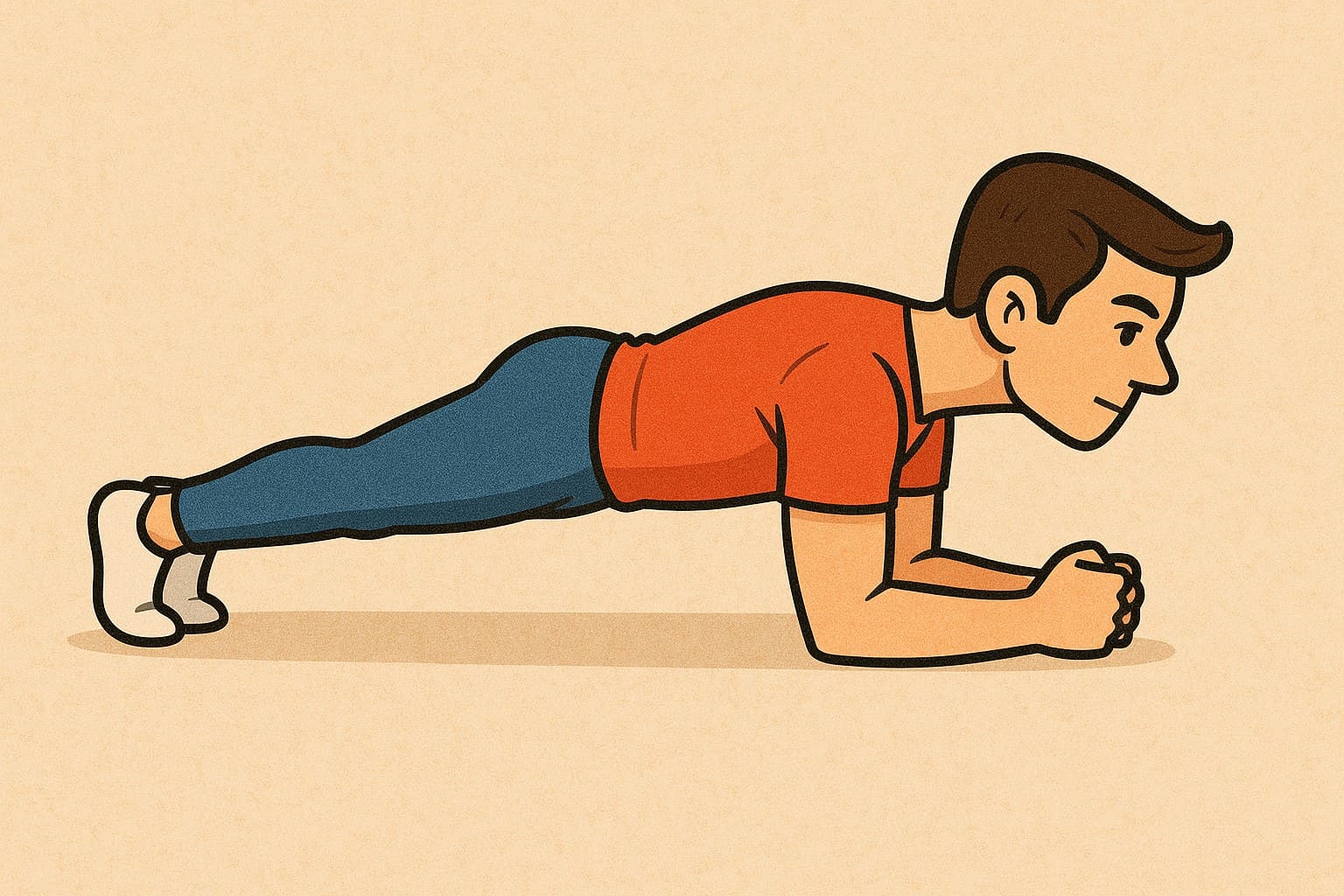 허리근육강화운동인플랭크