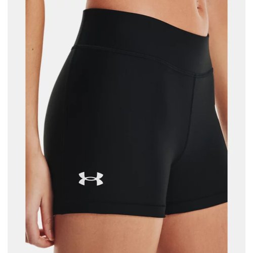 언더아머 여성 HearGear® 아머 미드라이즈 숏 레깅스 1360925