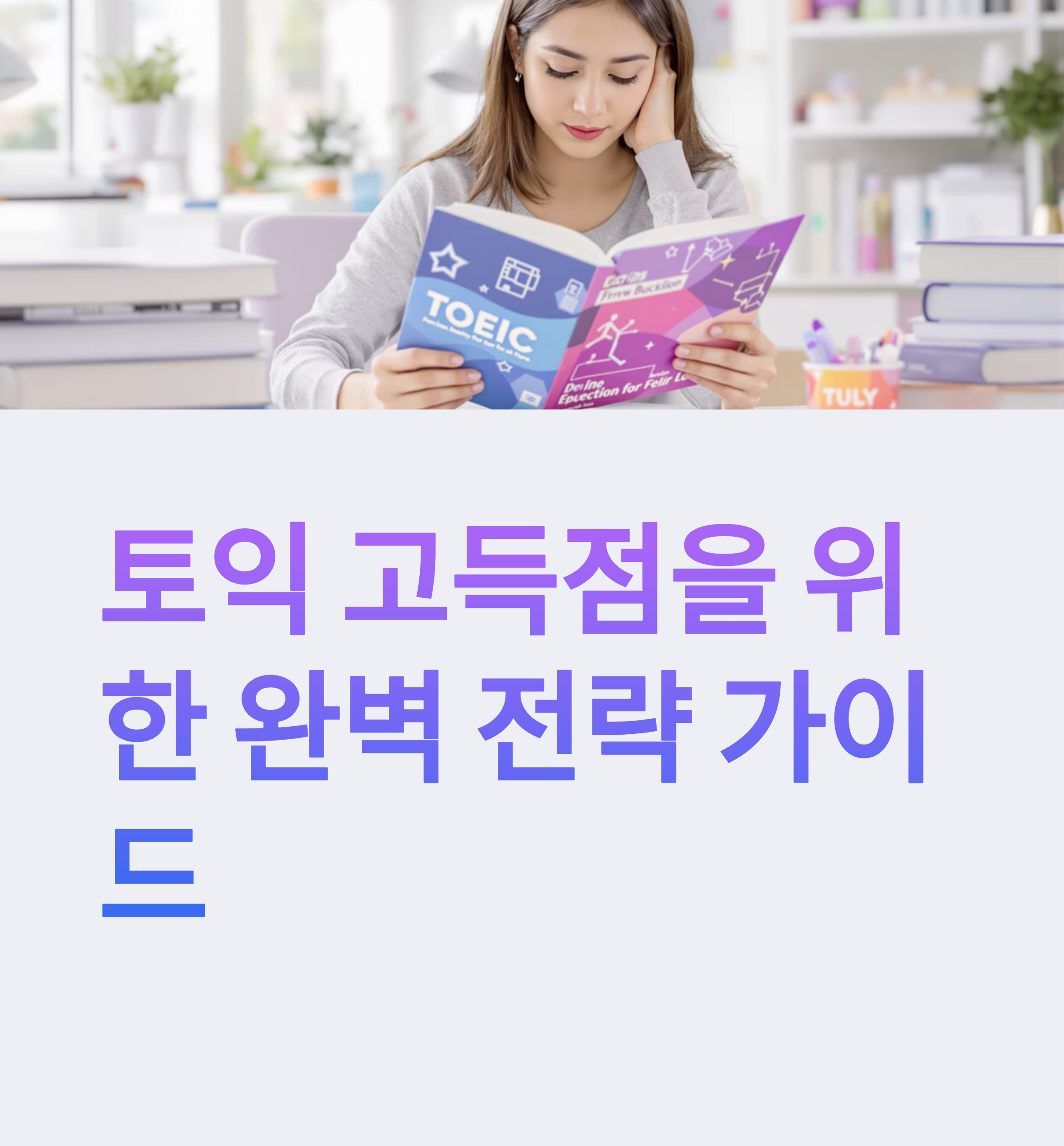 [토익 단기 vs 장기 준비법] 효율적인 토익 공부 전략 총정리!
